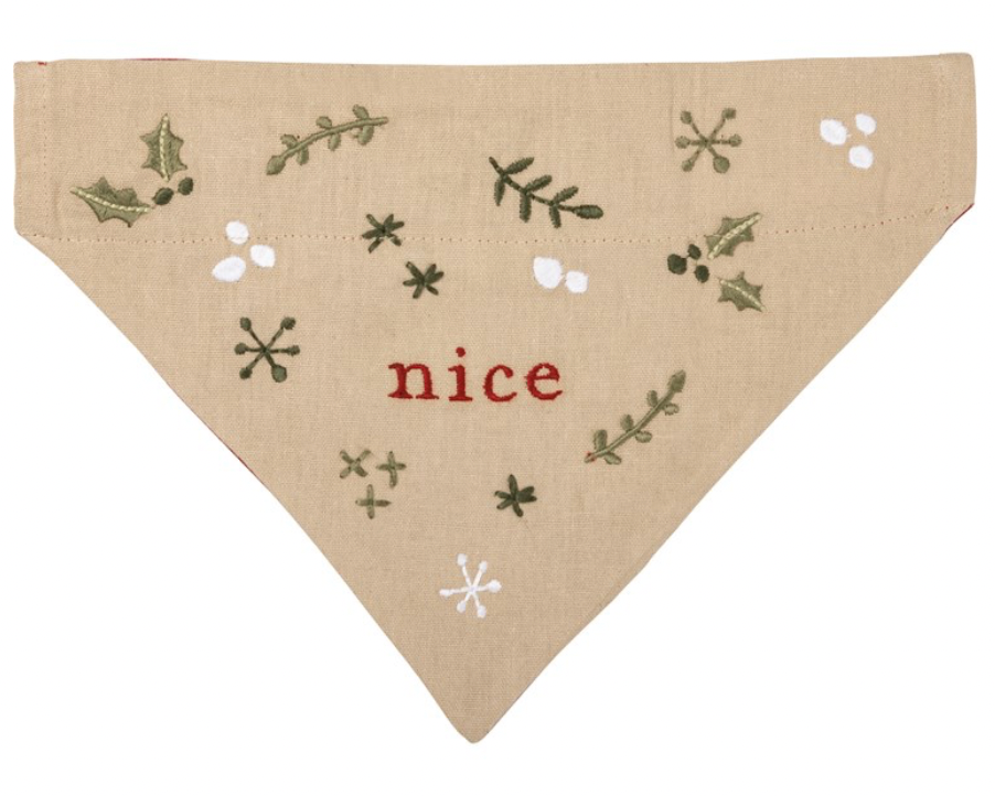 slide on bandana naughty/nice