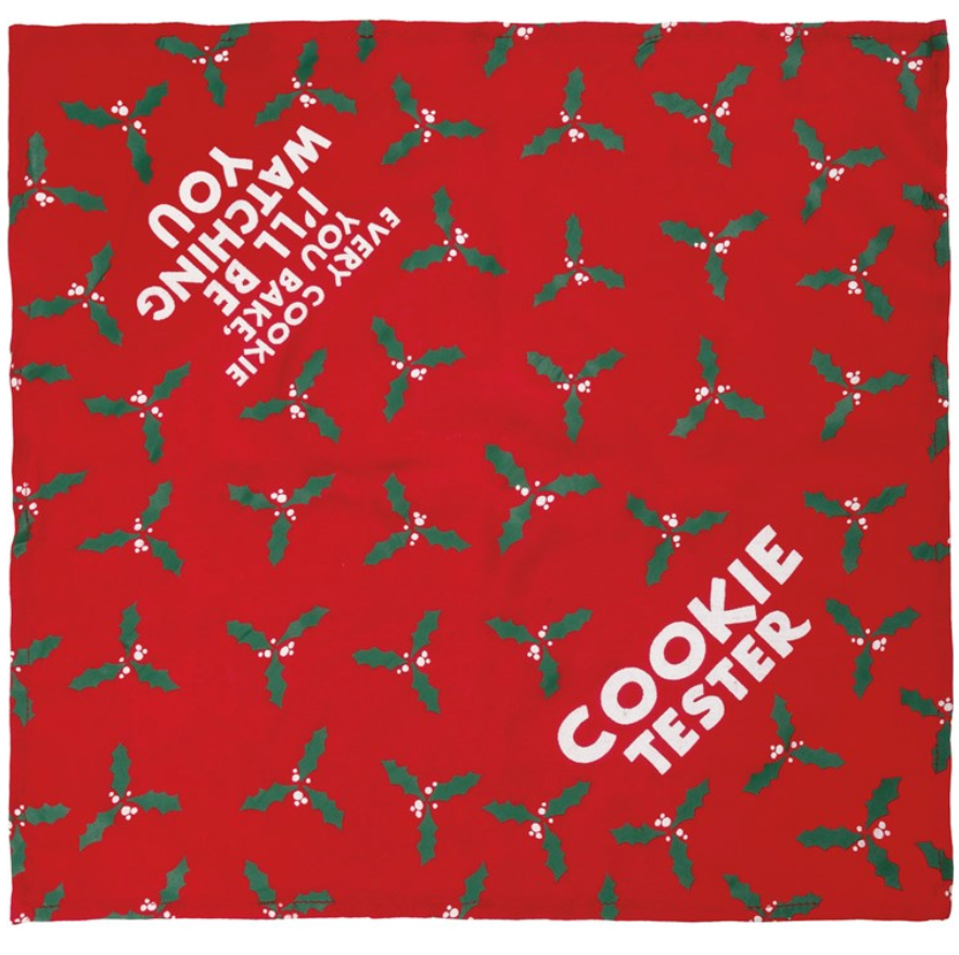 tie bandana cookie tester/watch