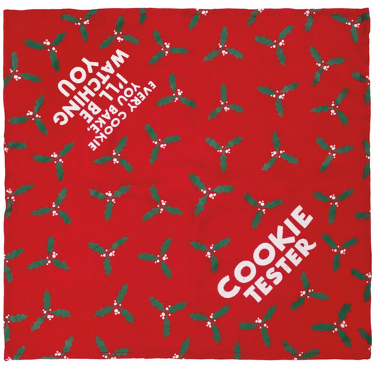 tie bandana cookie tester/watch